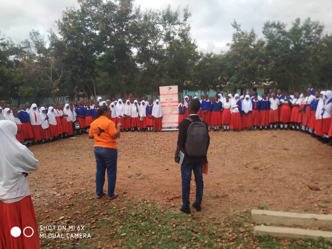 Opening the Gender Club at Kaseke Secondary School, Simbo 1