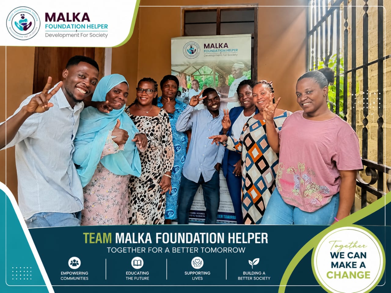 Team Malka Foundation Helper — together for a better tomorrow